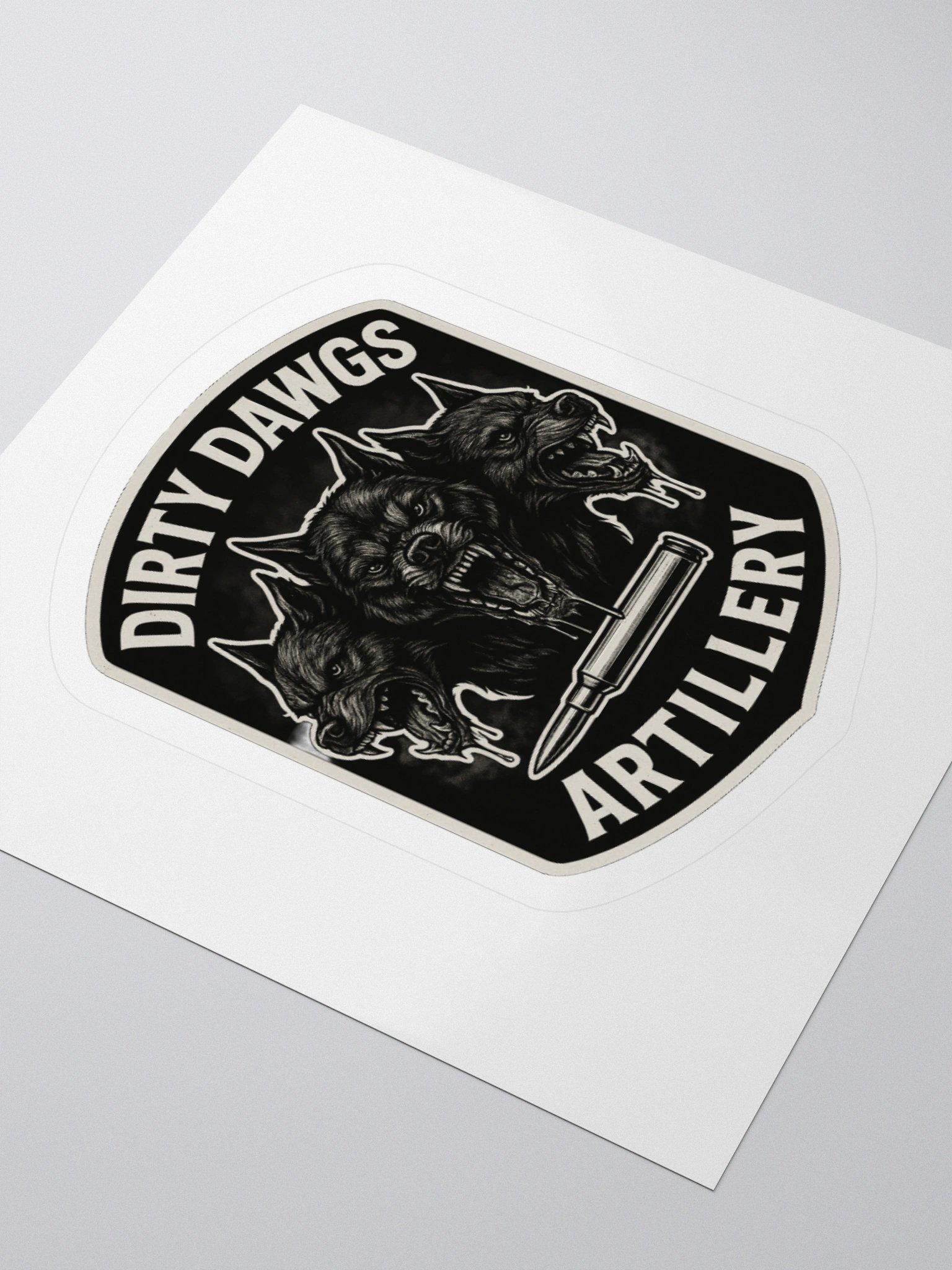 Dirty Dawgs Artillery Sticker product image (3)