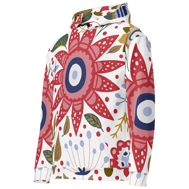 Nature-inspired all-over print Unisex Hoodie product image (2)