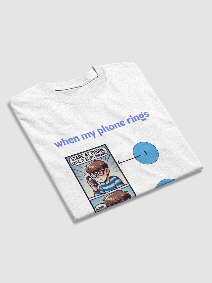 Ringing Anxiety Comic Tee product image (2)