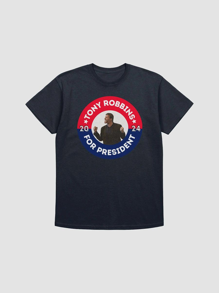Tony Robbins for President 2024 Campaign Button Gildan Heavyweight Tee product image (1)