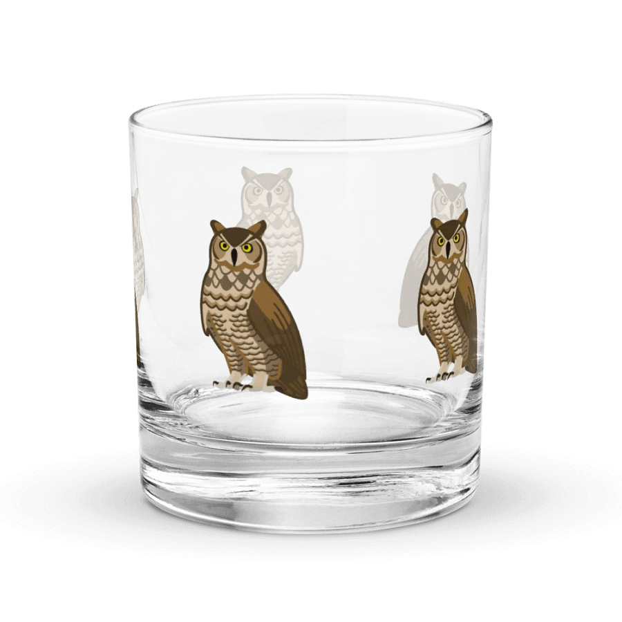 Owl Love You Forever Rocks Glass 2 product image (2)