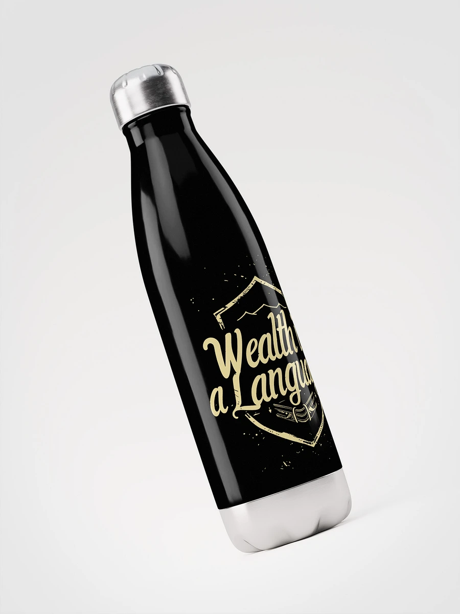 Wealth Is A Language Water Bottle product image (3)