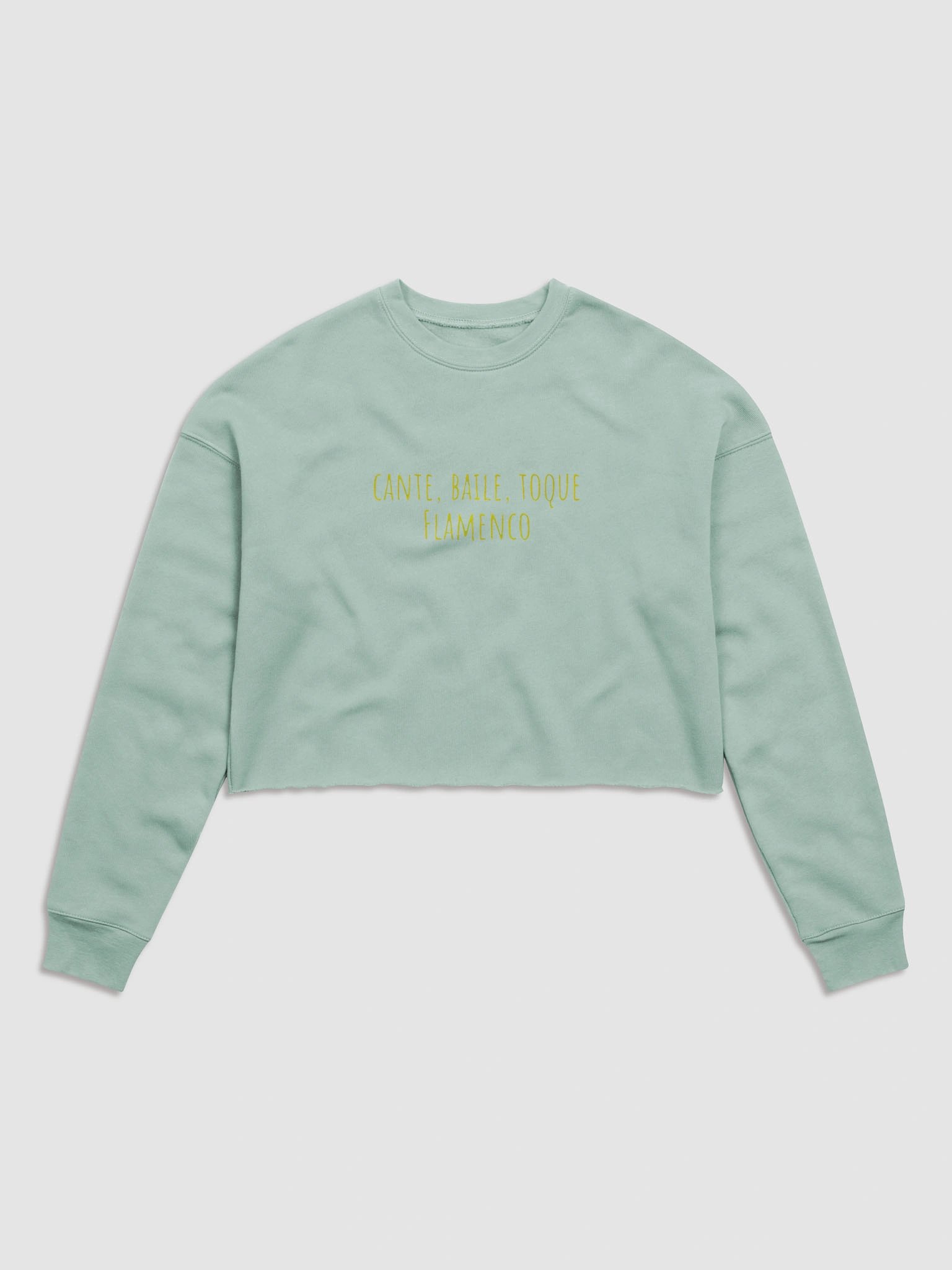 "Carmen" Studio cropped Long Sleeve Yellow/Black product image (7)