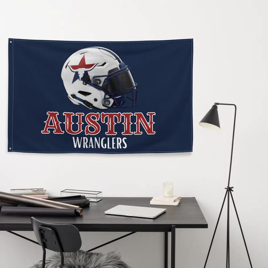 Austin Wranglers Team Flag product image (9)