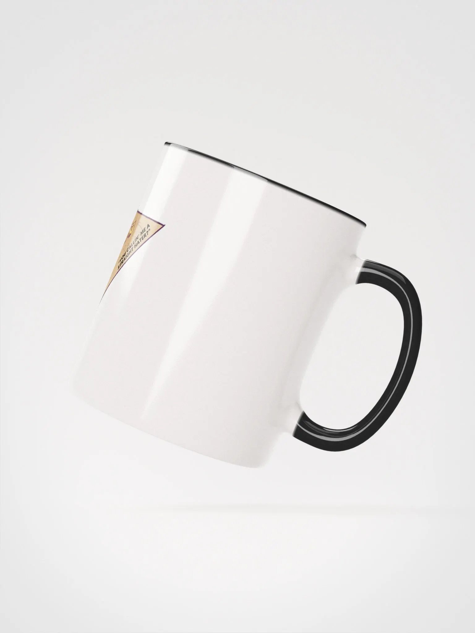 SB!Flam Straight Hater Quote Mug product image (2)