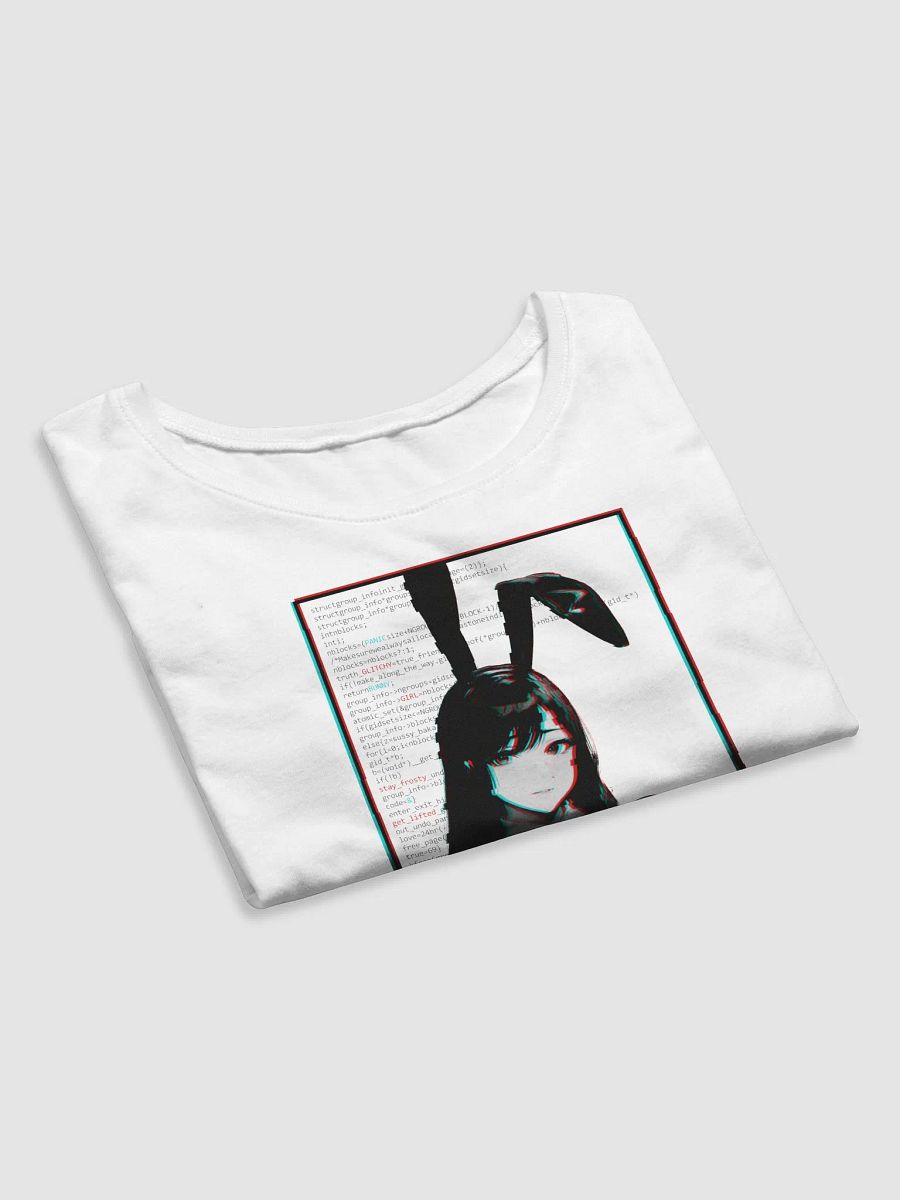 Panic Glitchy Bunny Girl Crop Top product image (4)