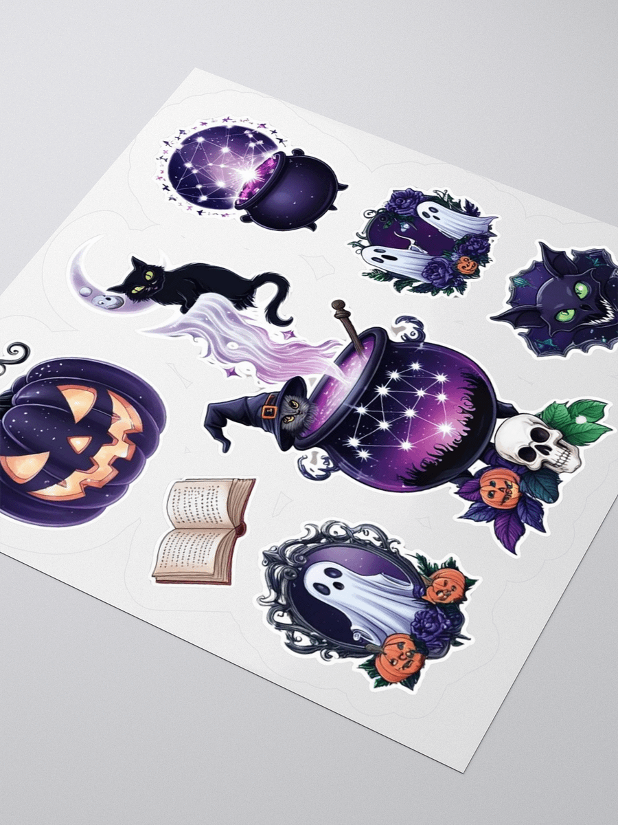 Nocturnal Halloween Kiss Cut Sticker Set product image (7)