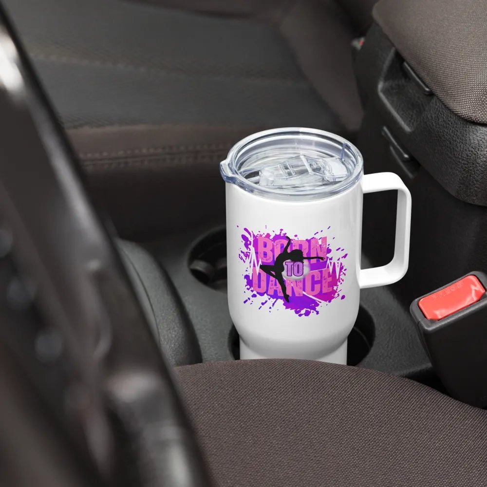 Born to Dance Her Silhouette Vibes Travel Mug product image (5)