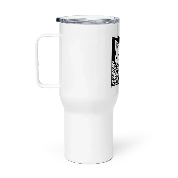 Whimsical Cat Eyes Travel Mug product image (1)