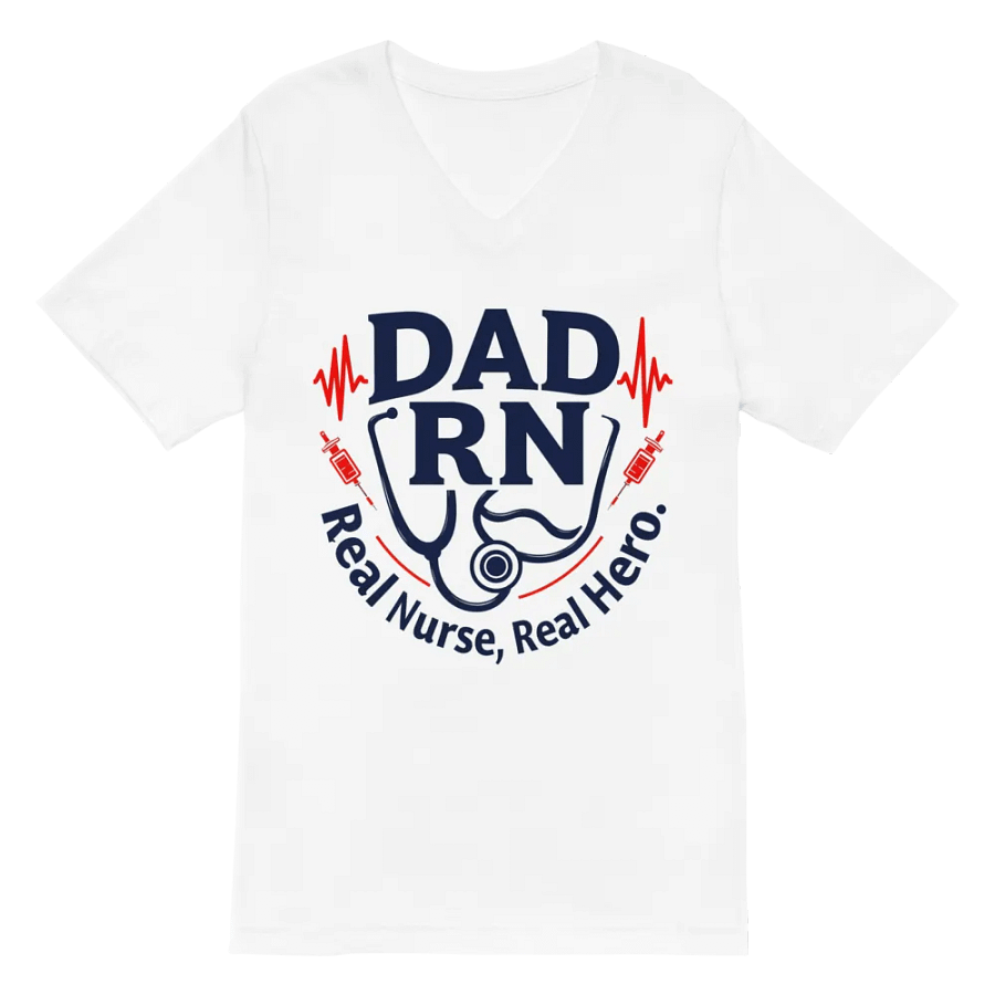Real Nurse, Real Hero V-Neck Tee product image (2)