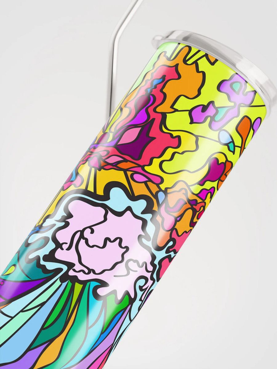 Vibrant Stainless Steel Tumbler - Wave at Sunset product image (4)