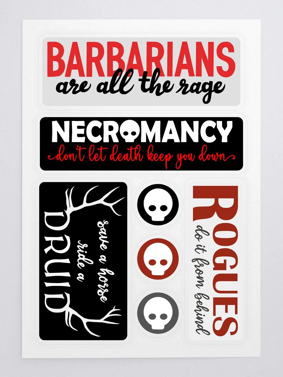 TTRPG Sticker Set product image (1)