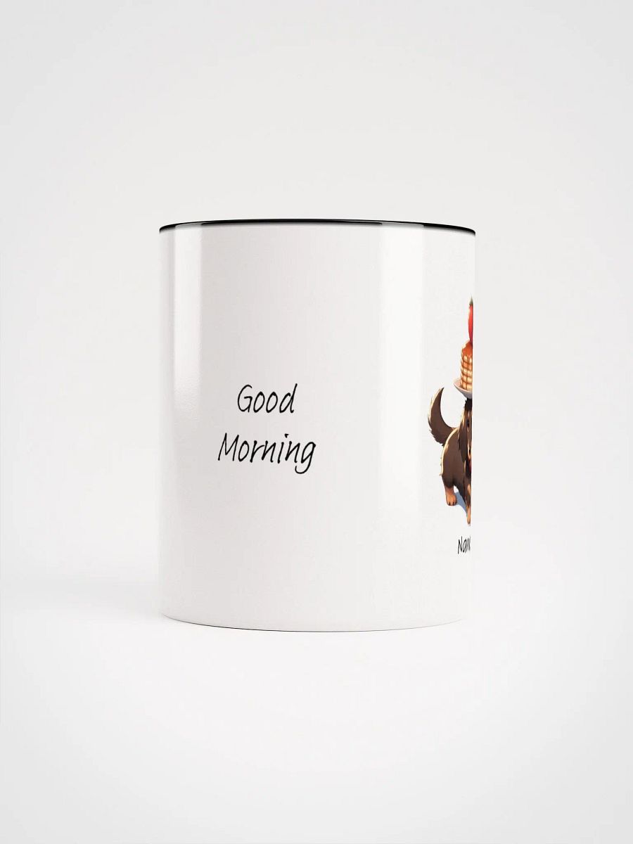 Personalized Sausage Dogs and Pancakes Coloured Mug product image (5)