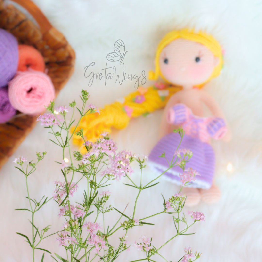 Patrón de Amigurumi Princesa Rapunzel (descarga digital) product image (2)