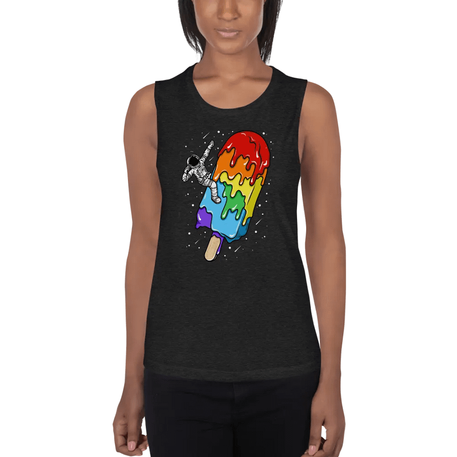 Galactic Popsicle Women's Flowy Muscle Tank product image (8)