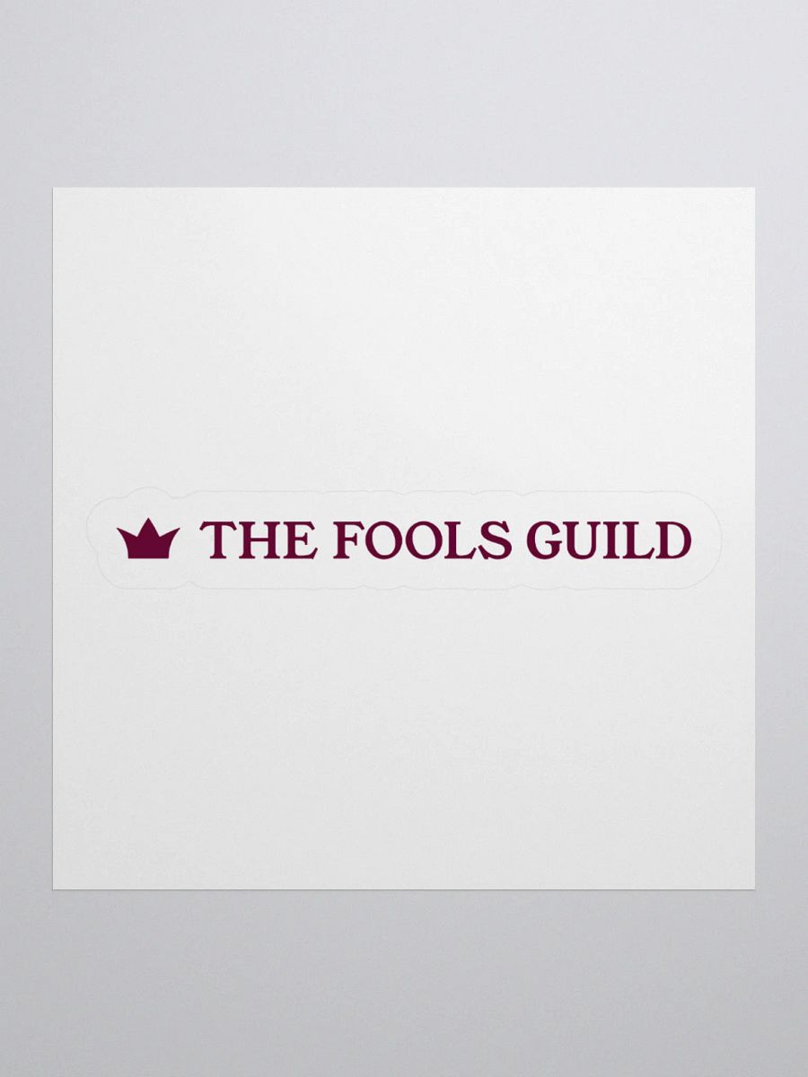 The Fools Guild Logo Sticker product image (4)
