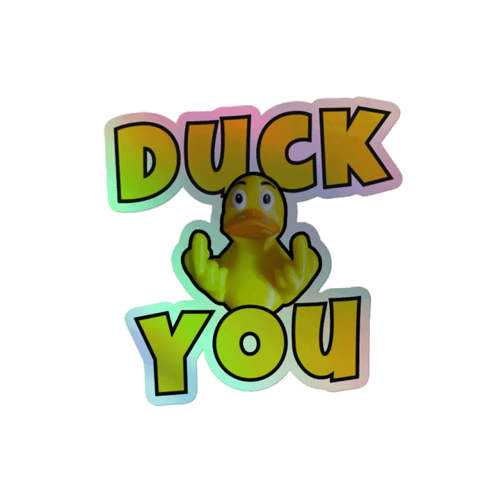 SSG Grunt Duck You Holographic Sticker product image (2)