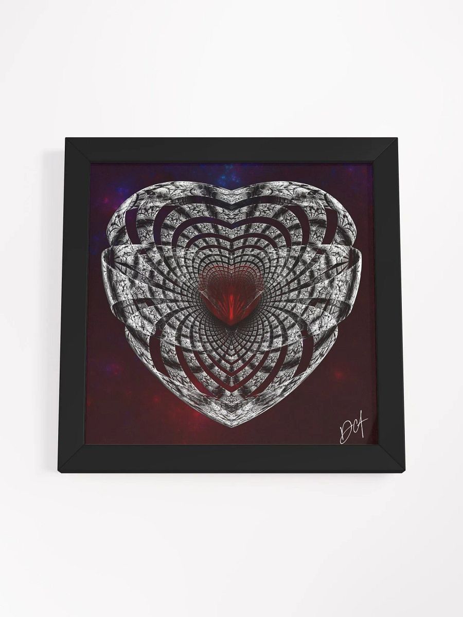 Lace Heart - Framed Matte Poster product image (20)