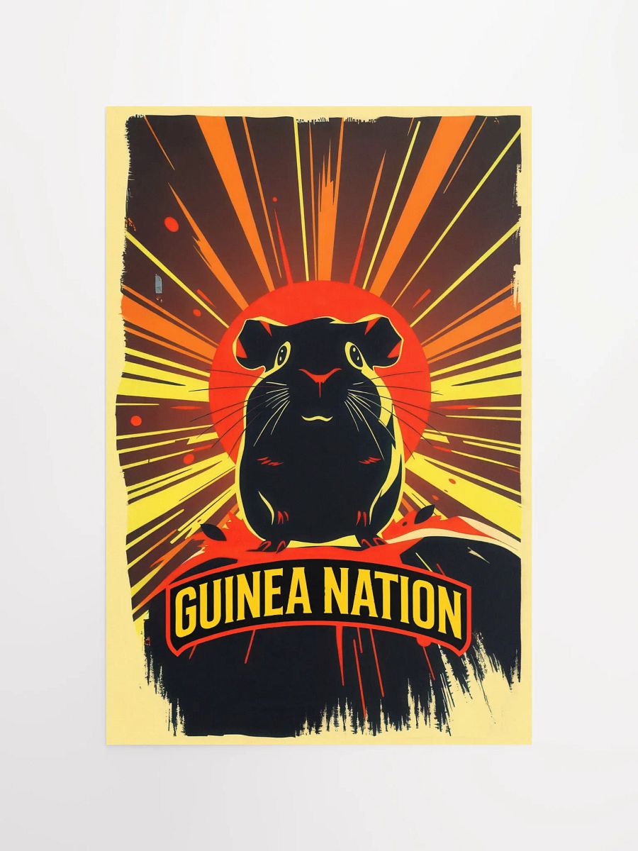 GUINEA NATION Vibrant Pop Art Matte Poster product image (4)