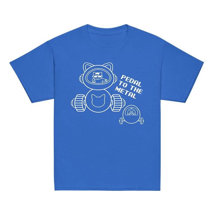 Goromi the Cat in Wig (Inefficient Vehicle Race) - Unisex Youth Heavyweight T-shirt product image (17)