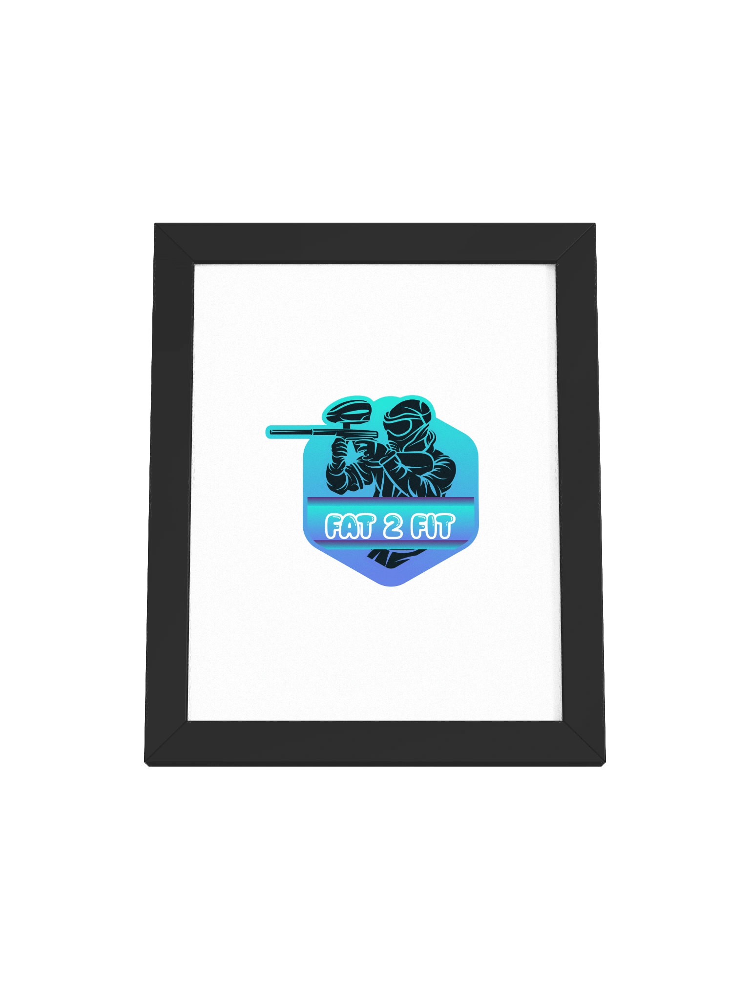 Action-packed Paintball Silhouette Poster product image (2)