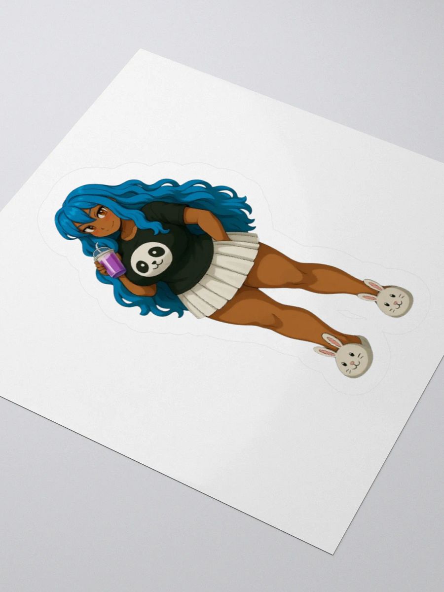 Blue-Haired Panda Delight Sticker product image (3)