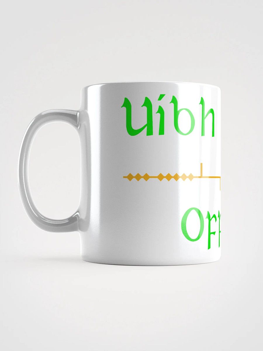 Offaly/Uíbh Fhailí - Scholastic style ogham Mug product image (6)