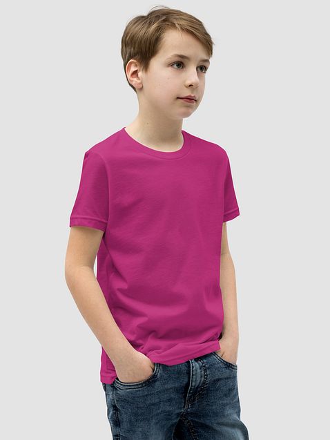 Photo showing Bella+Canvas Youth Short Sleeve T-Shirt