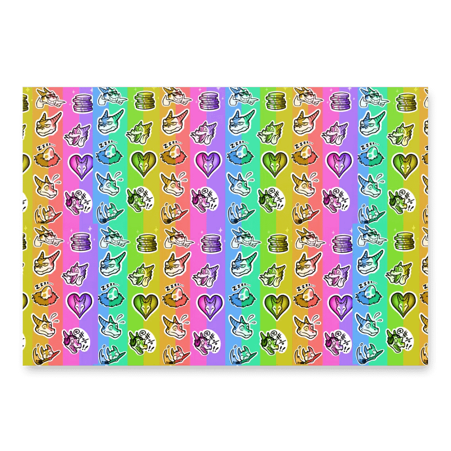 Zambi wrapping paper set product image (4)