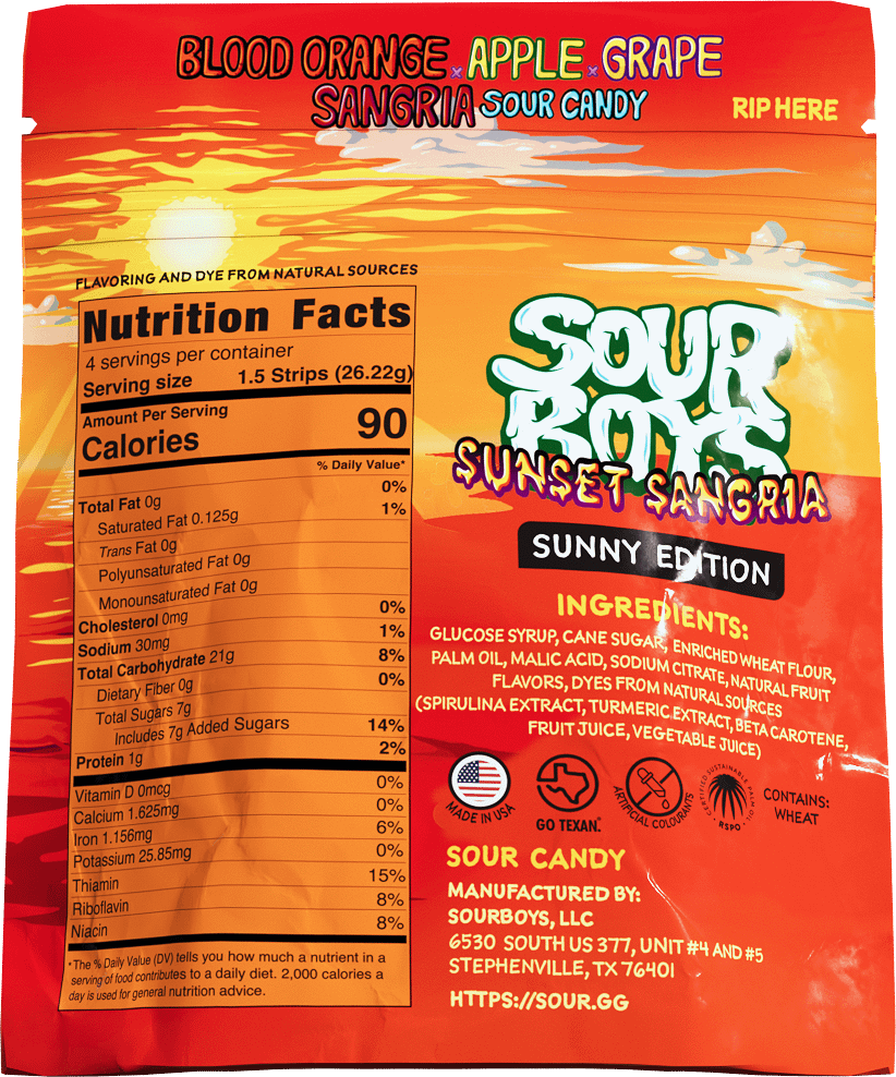 Sunset Sangria SourBoys product image (2)