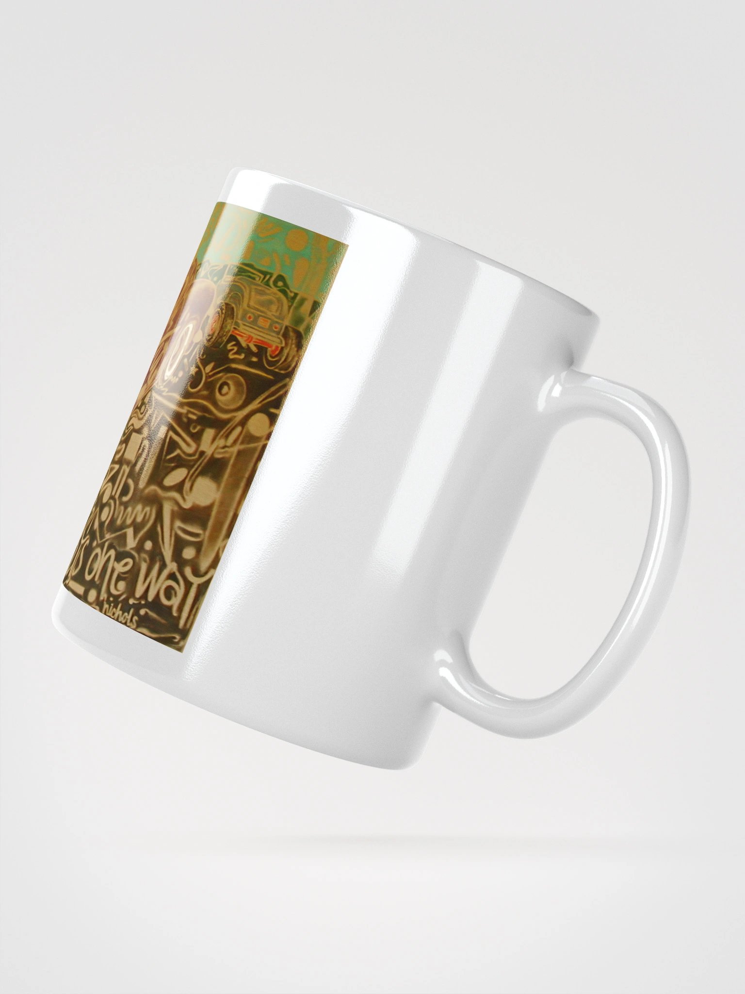 A Century of Rides II White Glossy Mug product image (3)