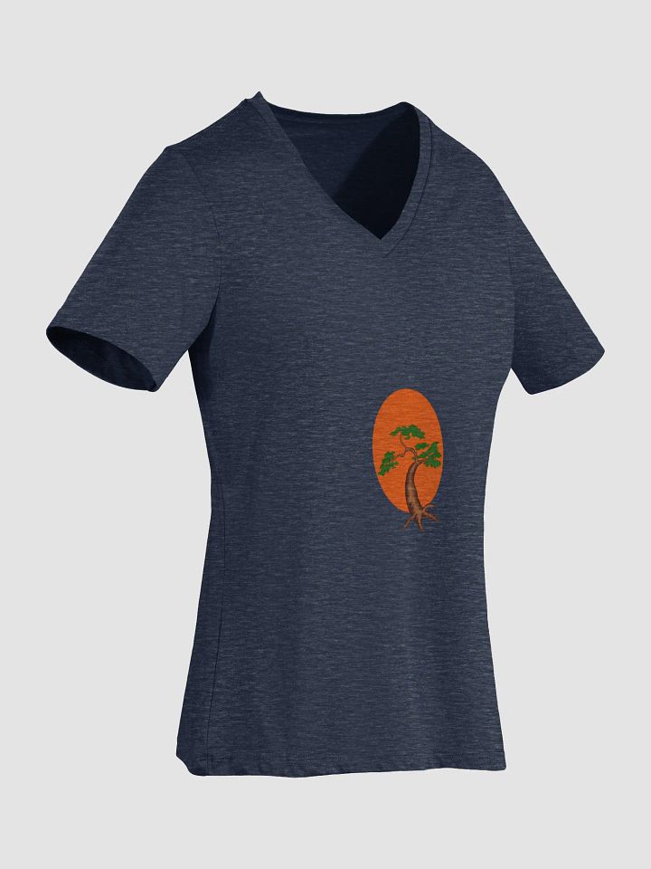 Sunset Serenity Women's V-Neck Tee product image (2)