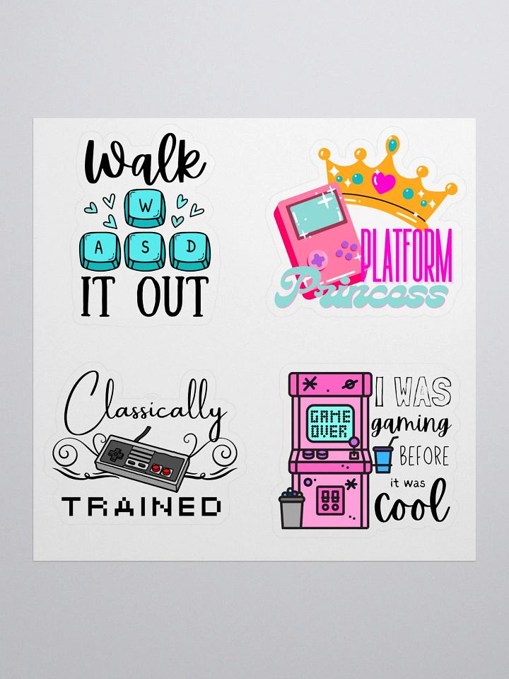 Retro Gamer Girl Sticker Bundle product image (1)