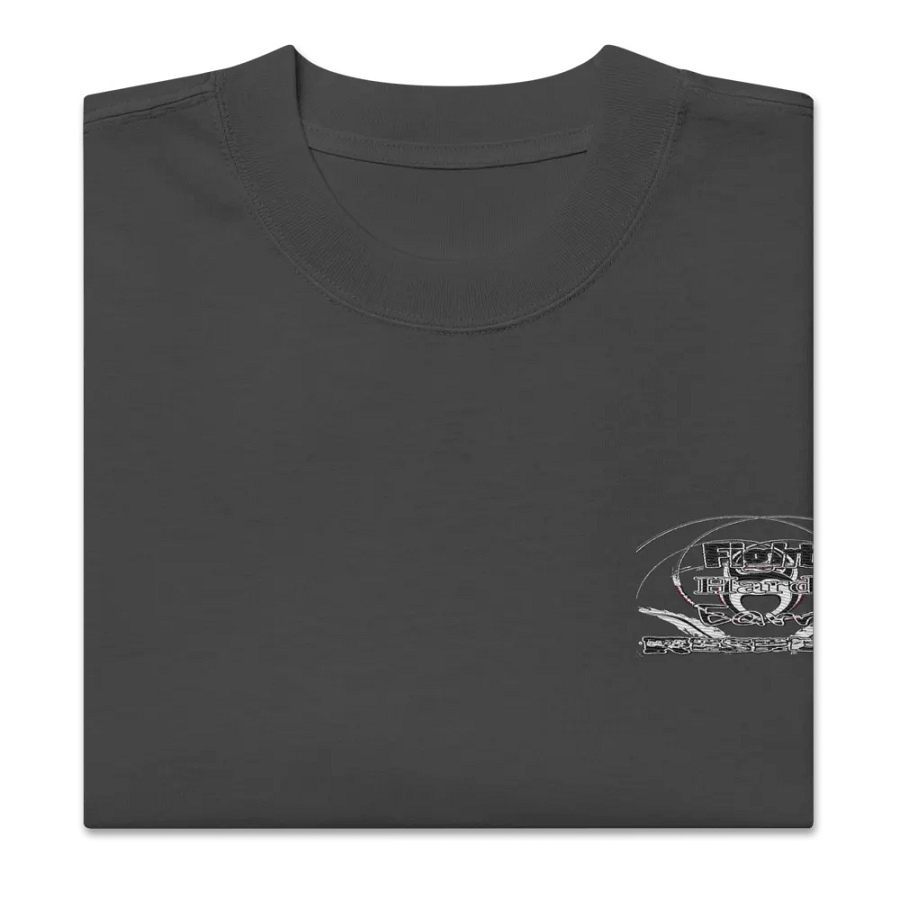 Fight Hard Earn Respect - Embroidered - Premium Oversized Faded T-Shirt product image (5)