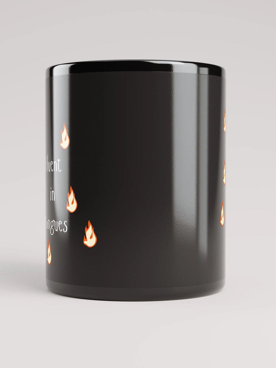Fluent in Tongues Black Glossy Mug product image (9)