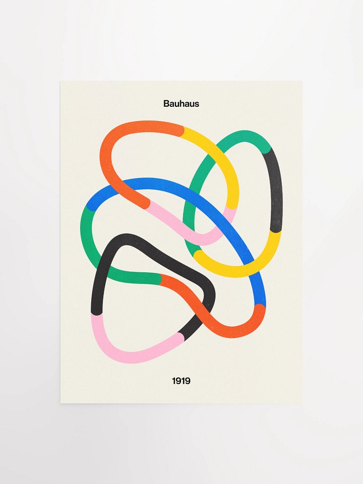 Synchrony: Bauhaus 1919 Exhibition 01 Poster Art Print product image (5)