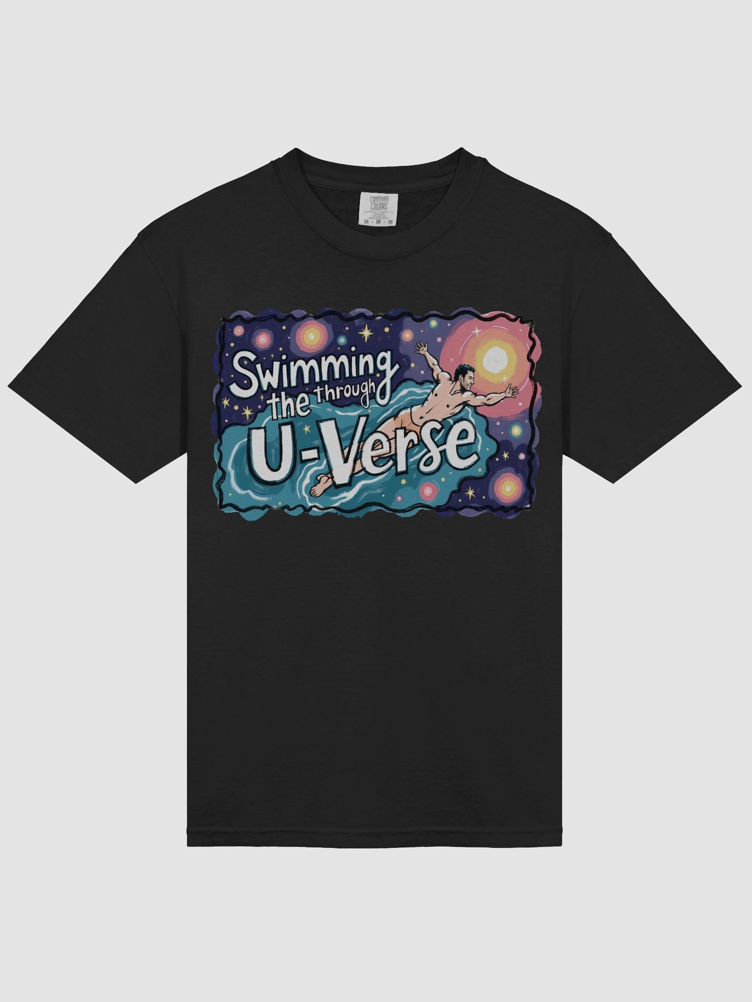 Stellar Journey: Swimming the U-Verse T-Shirt product image (31)
