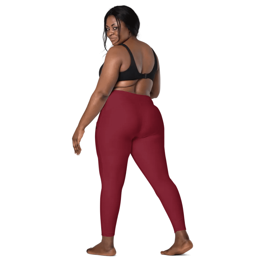 Burgundy Serenity Leggings product image (10)