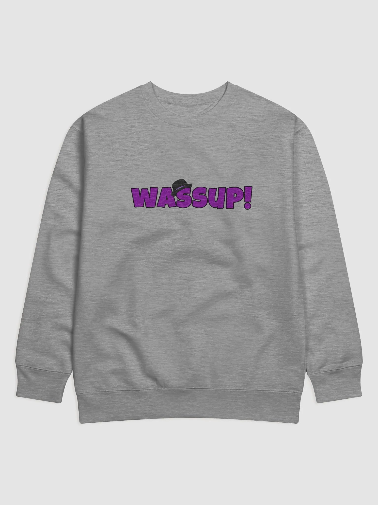 Minimalist Jank "Wassup!" Premium Sweatshirt product image (1)