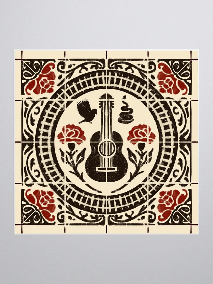 Hadestown Spanish Tile Stickers – Kiss-Cut Vinyl Broadway Musical Fan Decals product image (1)