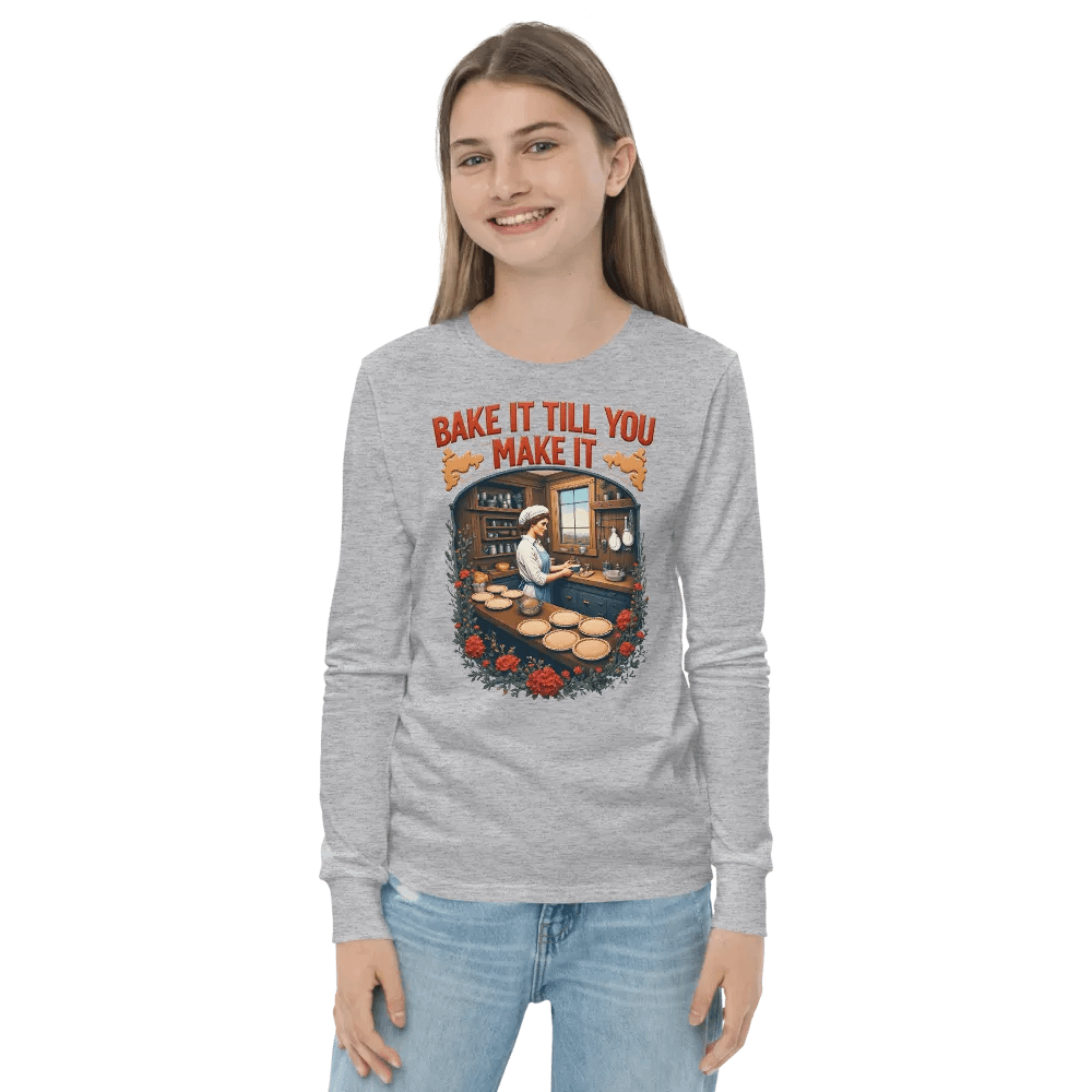 Bake It Till You Make It Youth Long Sleeve Tee product image (15)