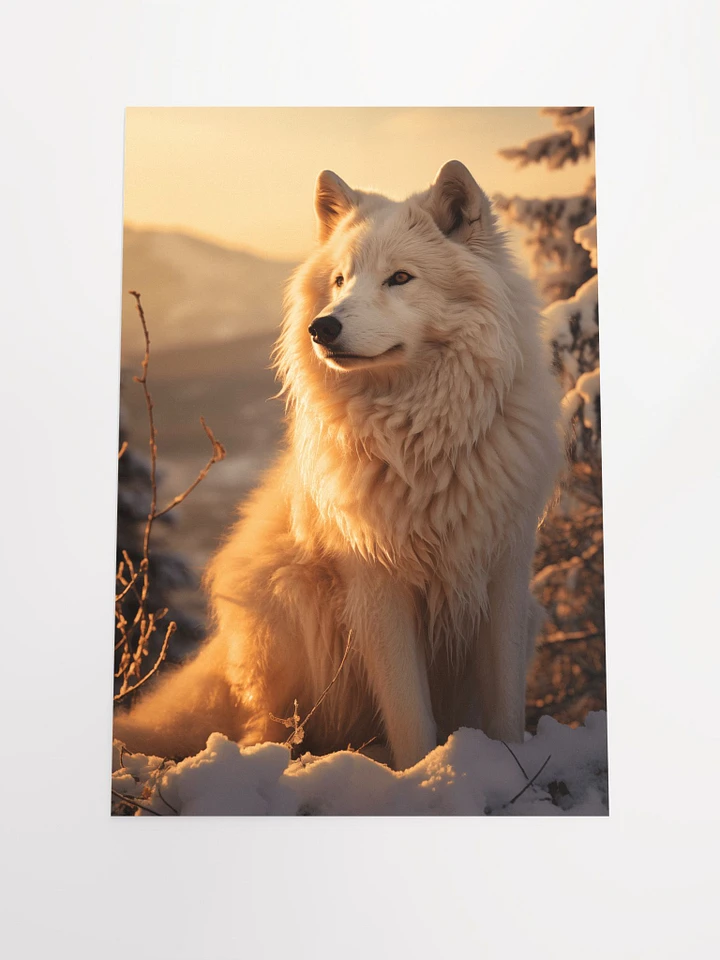 Lone Wolf Sunset - Poster product image (1)