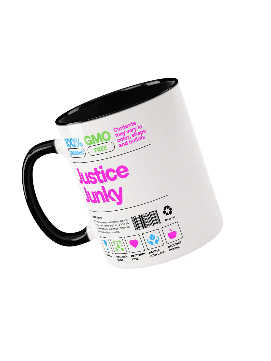 Justice Junkies Coffee Art/Ingredients Mug product image (10)
