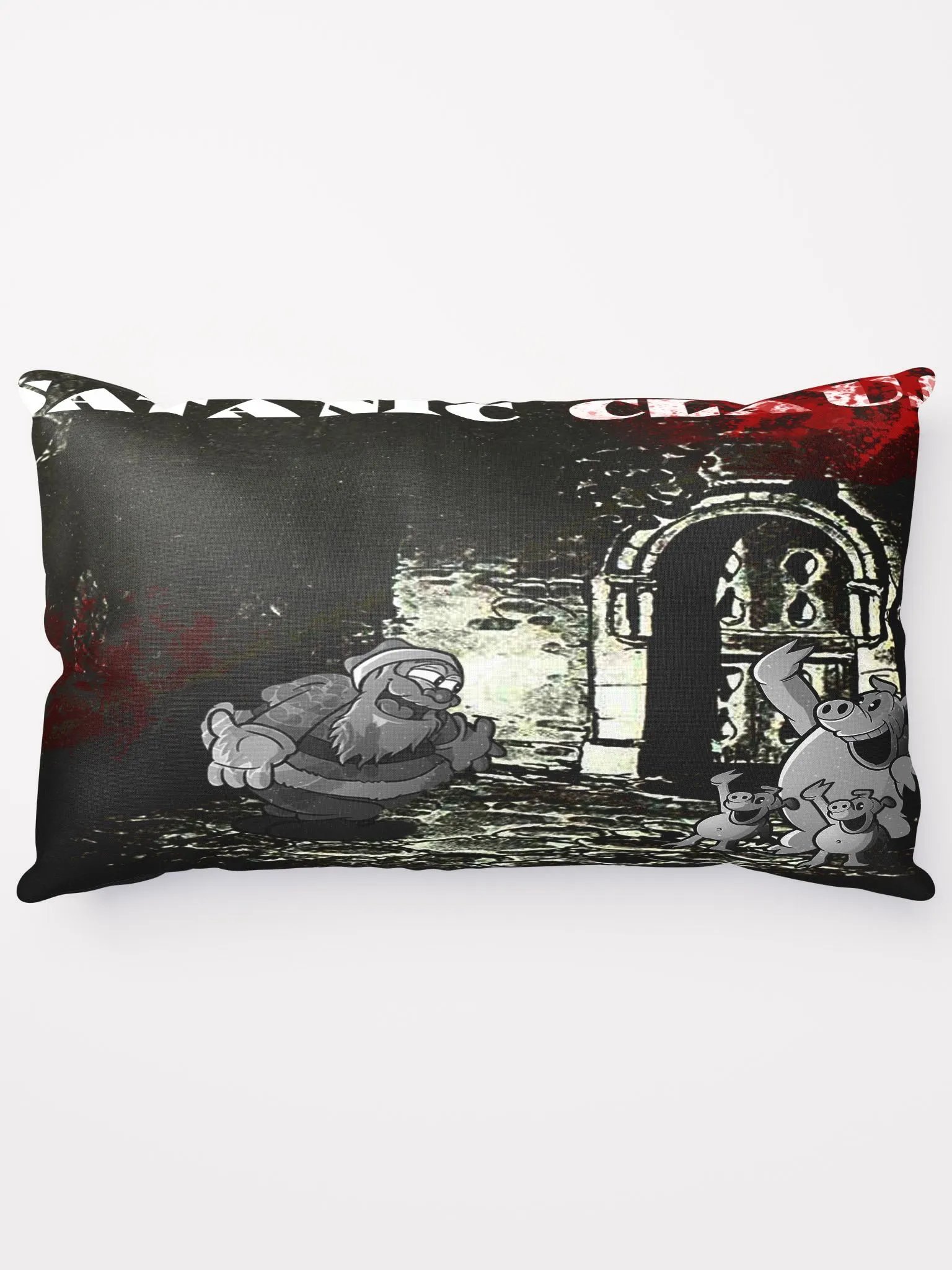 Satanic Claus Throw Pillow product image (14)