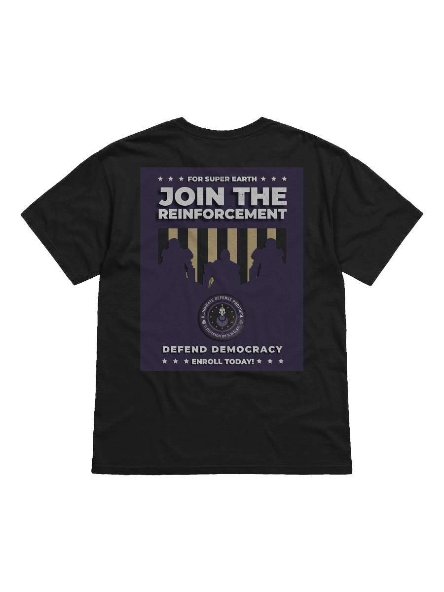 Illuminate Defense Protocol Recruitment Poster T-Shirt product image (2)
