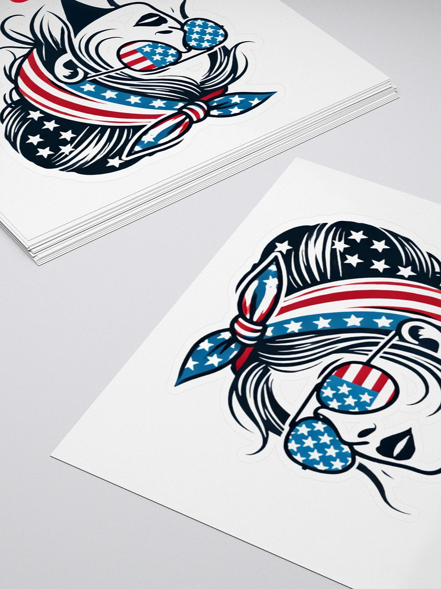 I'm A Trump Girl Patriotic Pride - Kiss Cut Stickers product image (11)