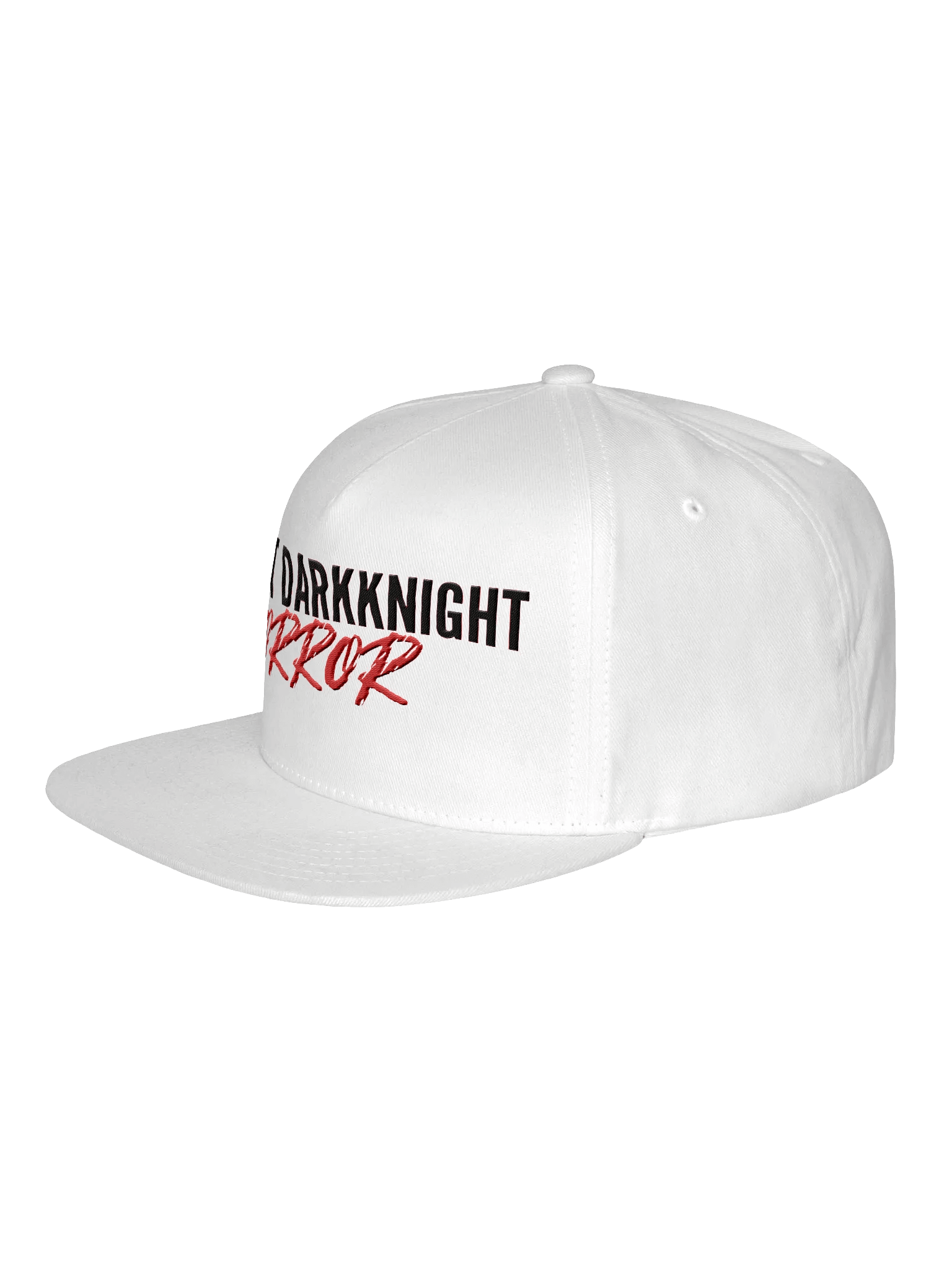 PDKH Embroidered Head Wear/ Unisex Snapback (Black & red letters) product image (2)