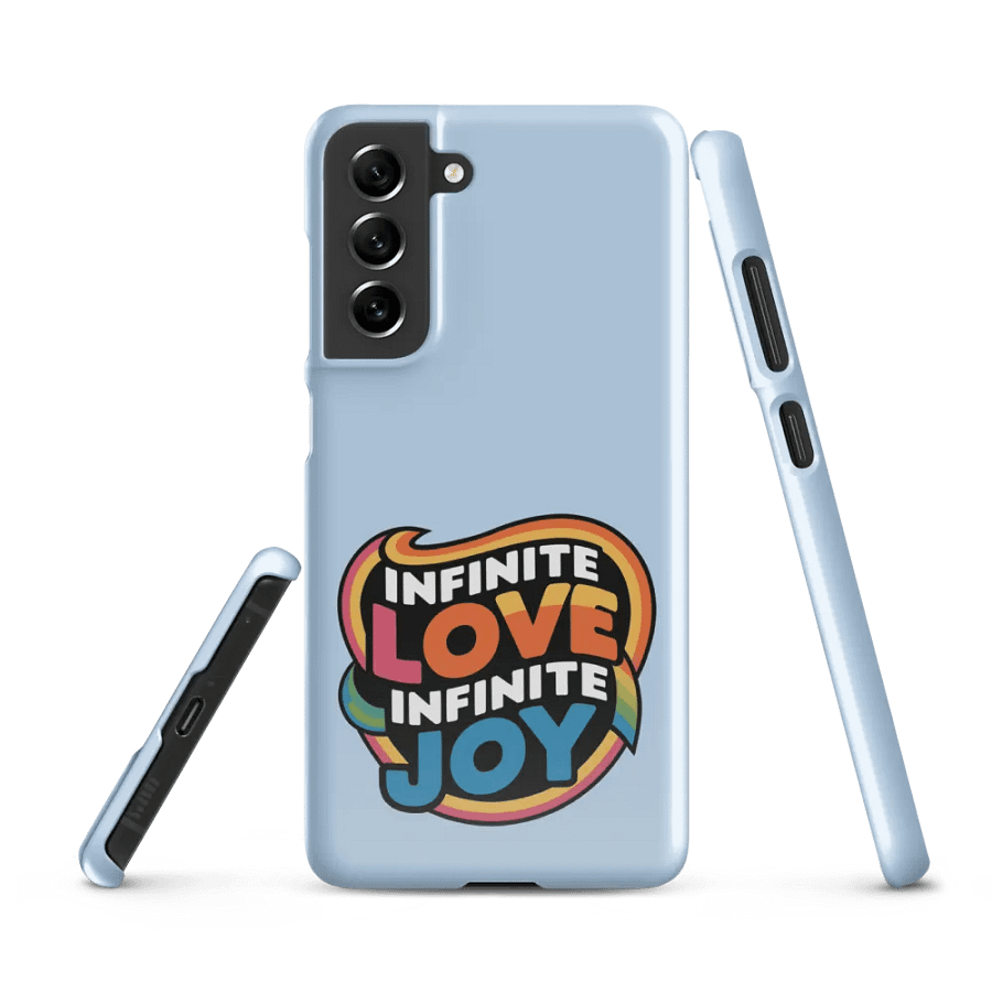 Infinite Love Infinite Joy Snap Case for Samsung (Blue) product image (1)