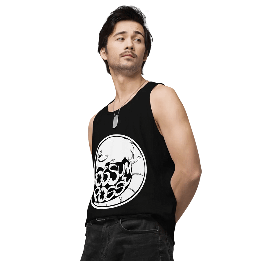 Possum Posse Tank WHT cotton product image (4)