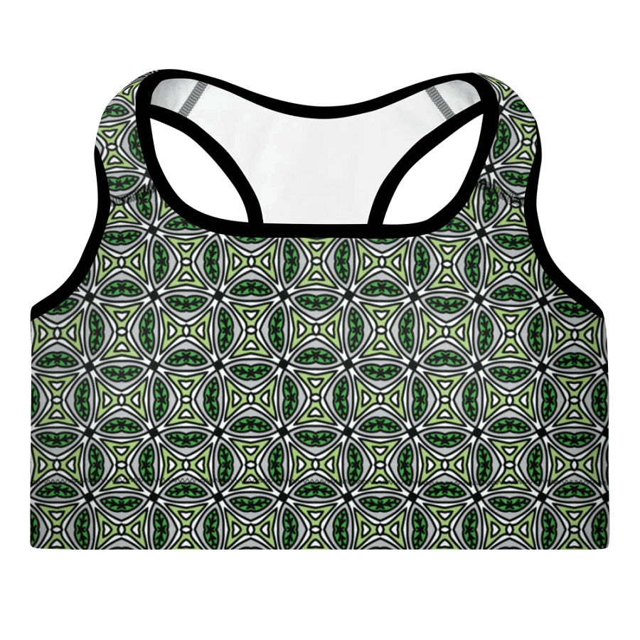 Aromantic Abstract (2) - Padded Sports Bra product image (3)